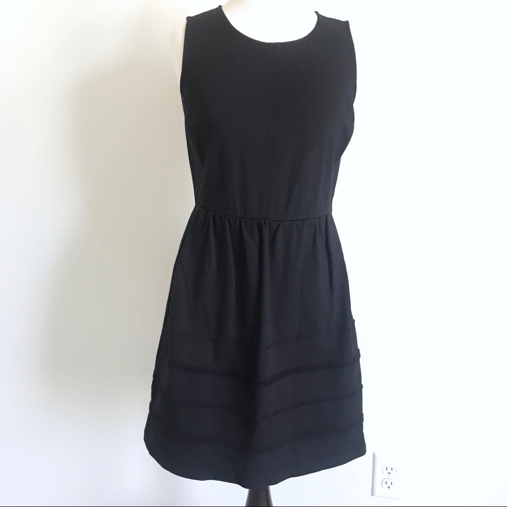 J. Crew Dark Navy Sleeveless Knit Sheath Dress